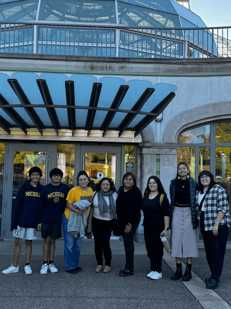 Dr. Medrano with lab team