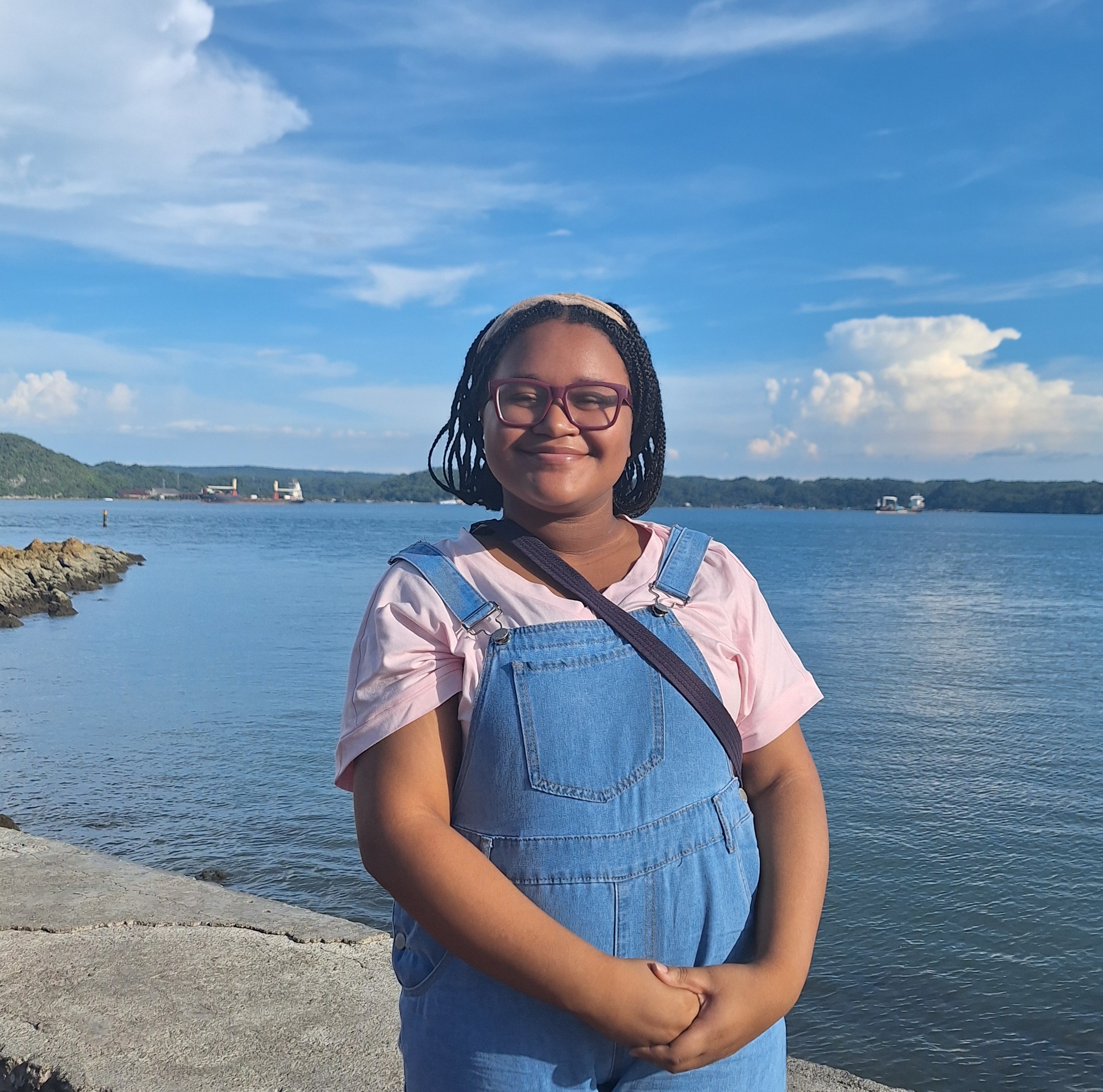 Erin during research activities